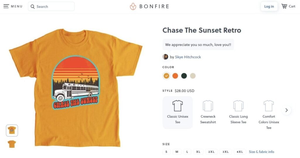 Chase the Sunset Retro collection