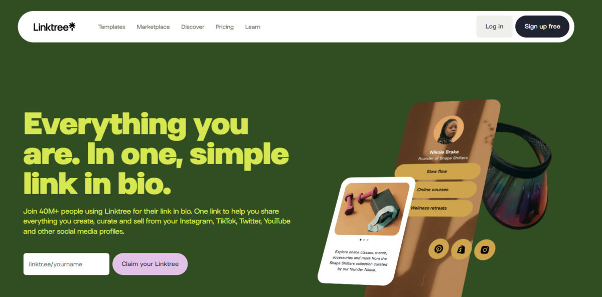 Linktree designs, themes, templates and downloadable graphic elements on Dribbble
