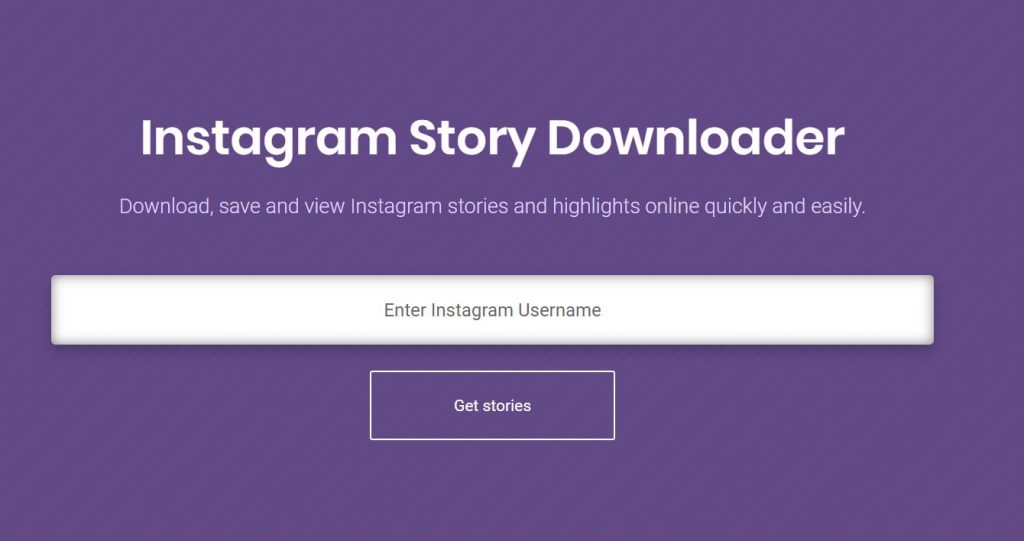 Instagram story downloader 