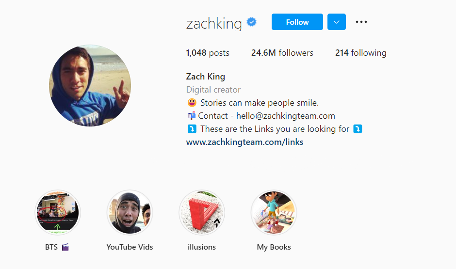 Zach King (@zachking) • Instagram photos and video