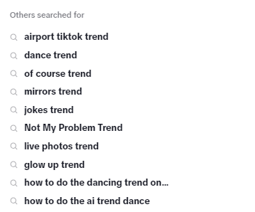 TikTok trends