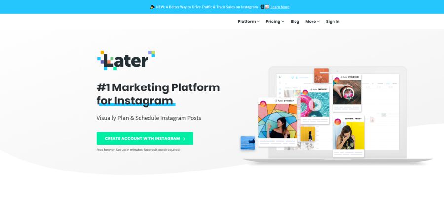 Later - #1 Marketing Platform for Instagram