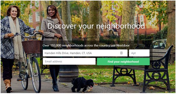 Nextdoor is a private social network for dedicated neighbourhoods