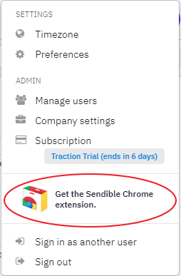 Sendible Chrome Extension