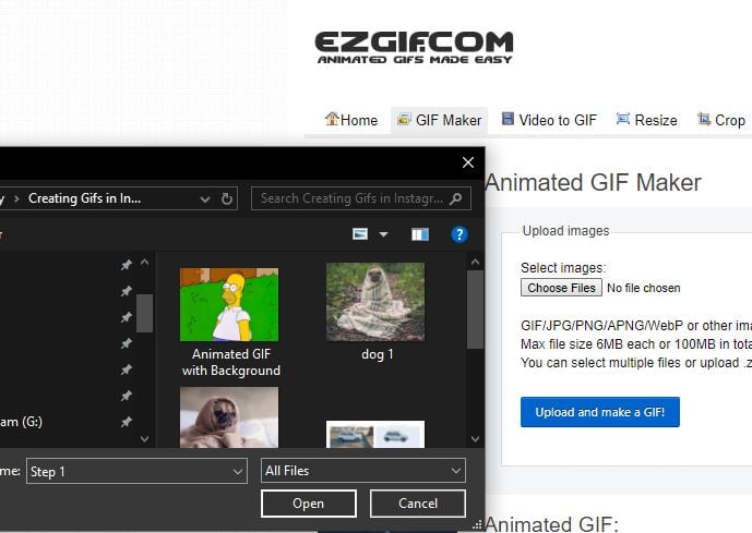 Online GIF Maker for Instagram 