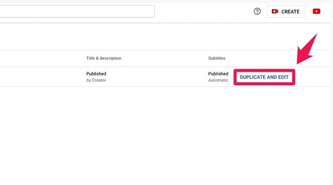 "Duplicate and Edit" option How YouTube Algorithm Works