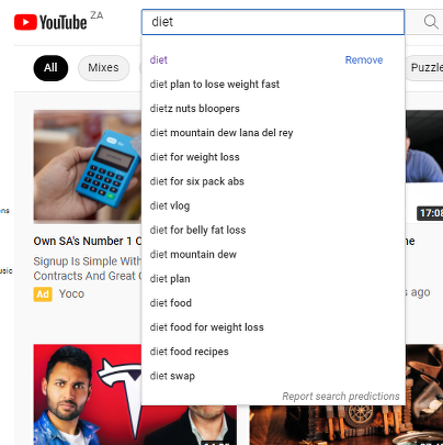 YouTube’s search bar - How Does the YouTube Algorithm Work