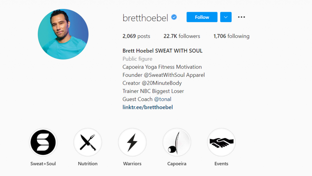 Brett Hoebel (@bretthoebel) Instagram page