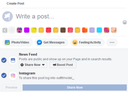 How To Cross Post To Instagram From A Facebook Page