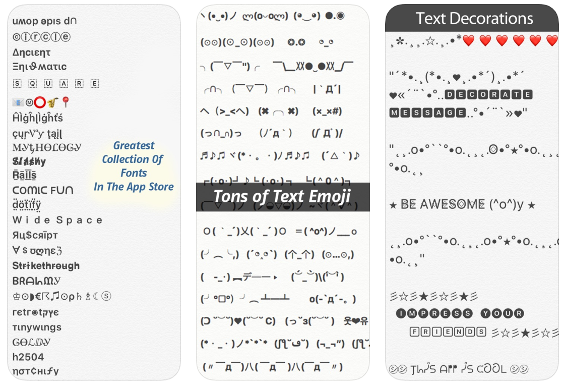 aesthetic fonts copy and paste tiktok