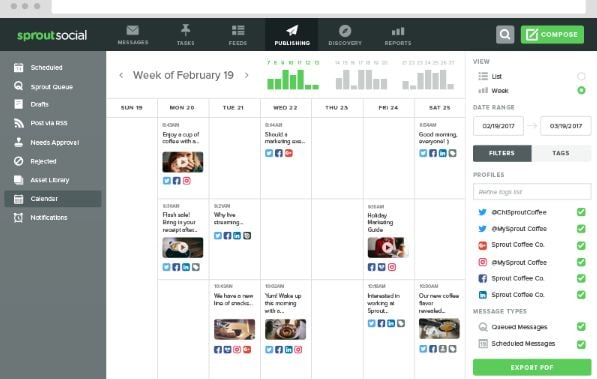 Sprout Social all-in-one social media management platform