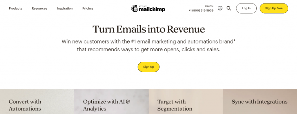 How Much Does Email Marketing Software Cost - Mailchimp
