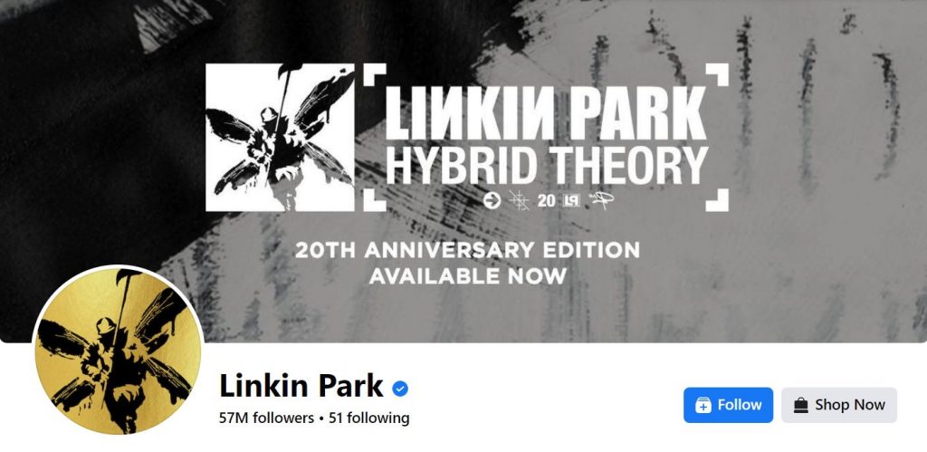 Linkin Park facebook
