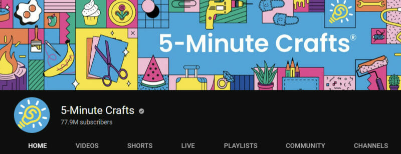 5-Minute Crafts YouTube 