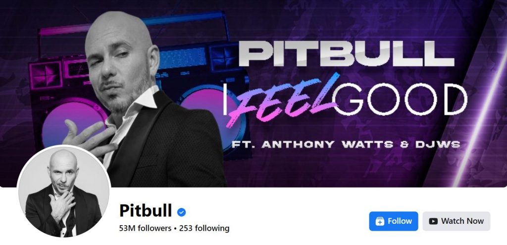 Pitbull facebook