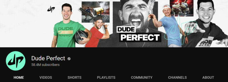 Dude Perfect YouTube channel