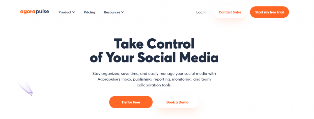 Agorapulse social media marketing platform