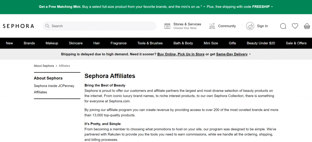 Sephora Affiliate Program Review: 10% Commission Rate (2023)