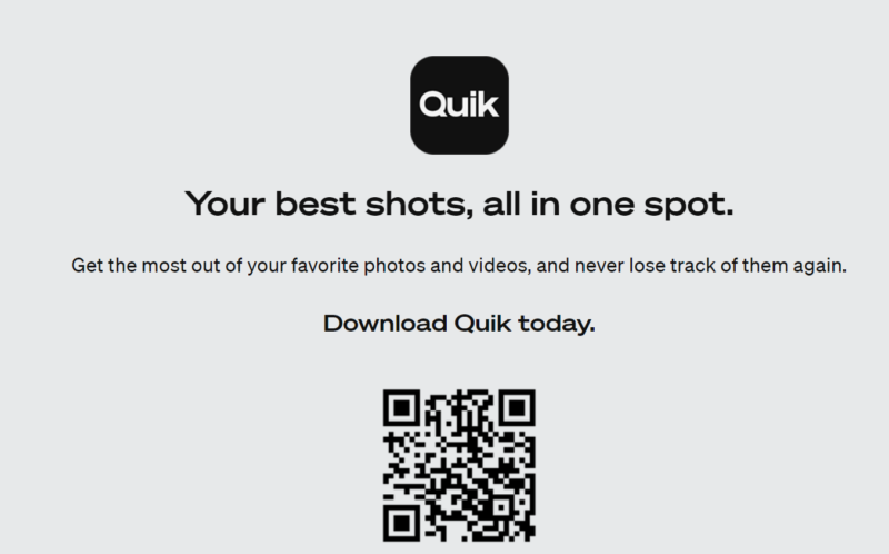 Quik engaging video app