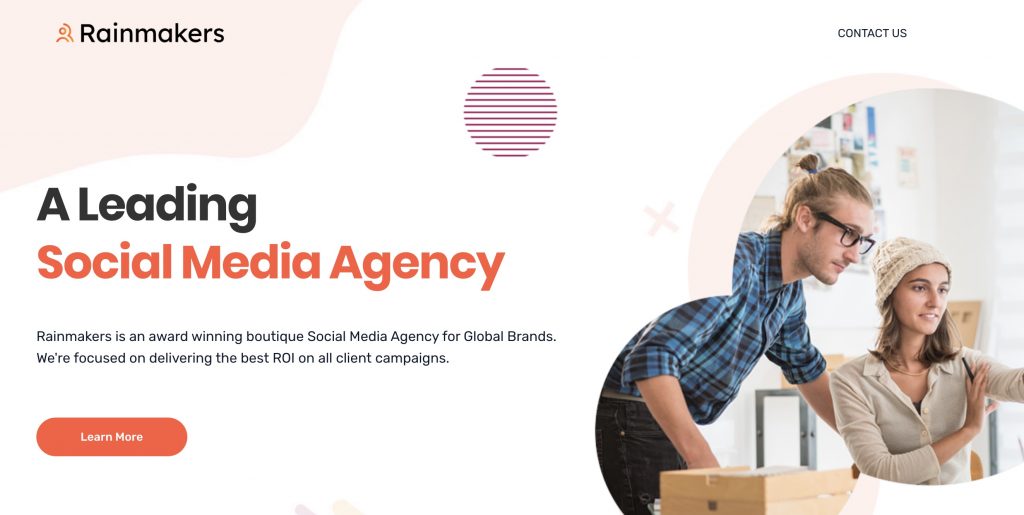 social media marketing agency rainmakers