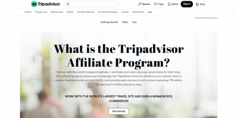 Tripadvisor Affiliate Program