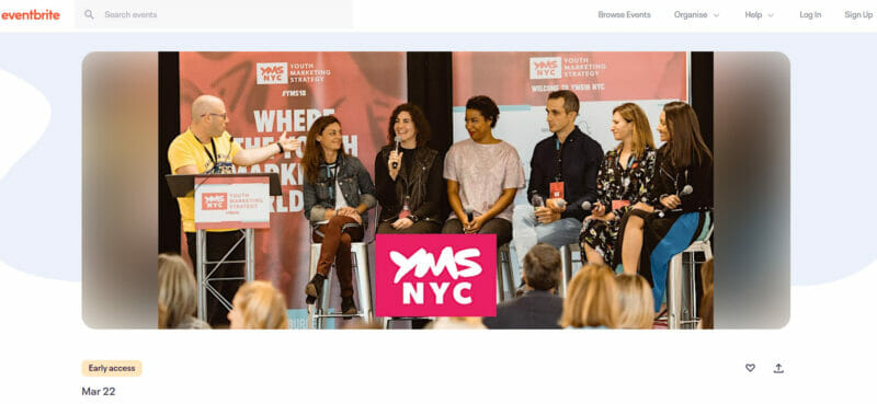 Youth Marketing Strategy New York 2023 Ticket