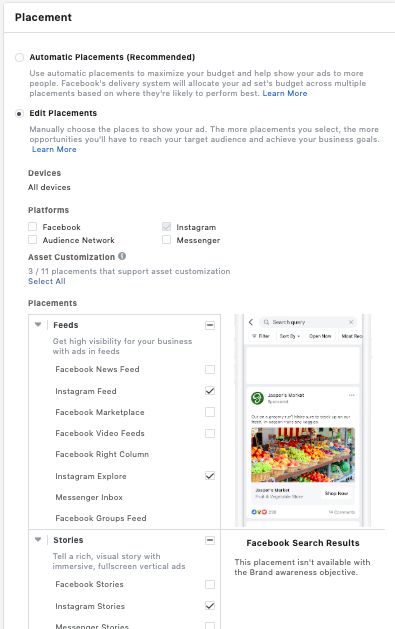 instagram ad sizes