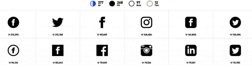 37 Free High-Quality, Beautiful Social Media Icon Sets for Your Website