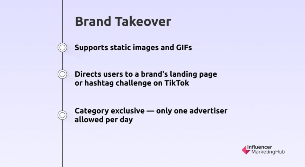 Branded Takeover Ads on TikTok
