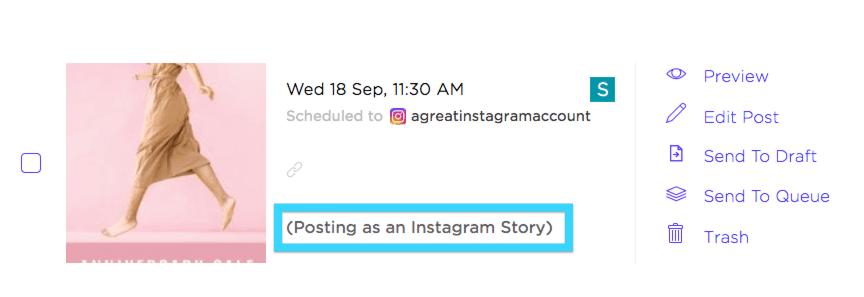 tools to schedule Instagram stories 