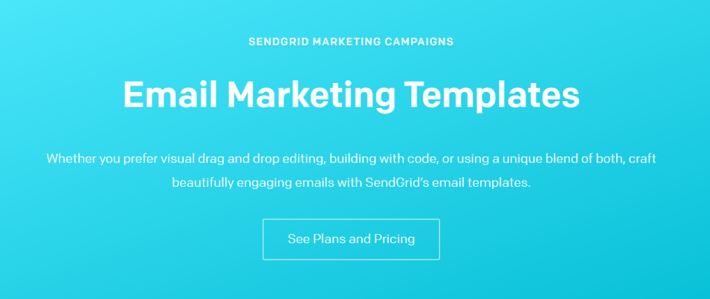 sendgrid email marketing template