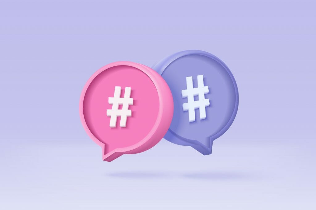 hashtag usage on social media