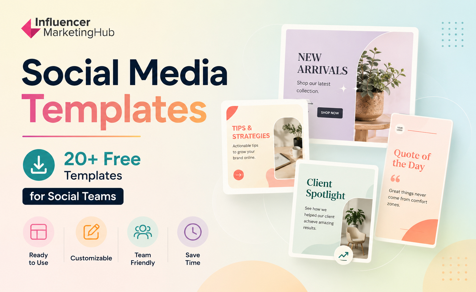 Social Media Templates: 20+ Free Templates for Social Teams