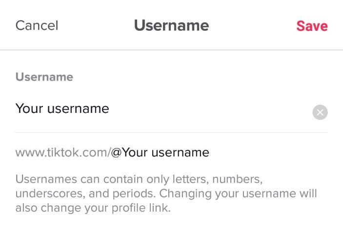 How To Change Your Username On Tiktok In 5 Easy Steps - roblox username ideas tiktok