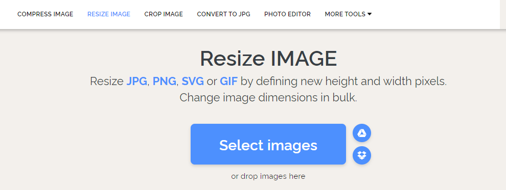 Instant resize 1 2 1 – resize images online editor