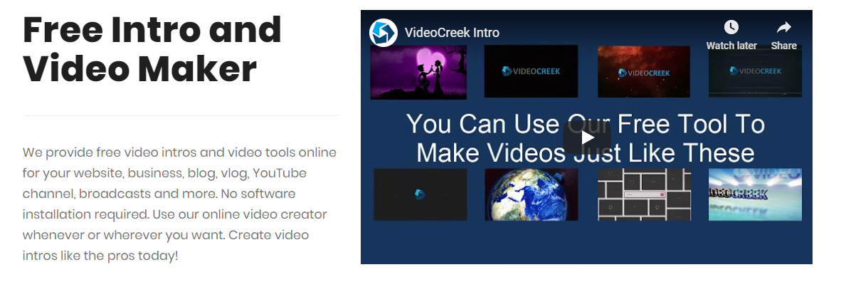Top 12 Free YouTube Video Intro Makers