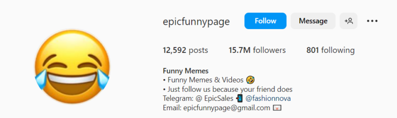 epicfunnypage instagram meme account