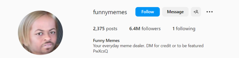 funnymemes instagram account