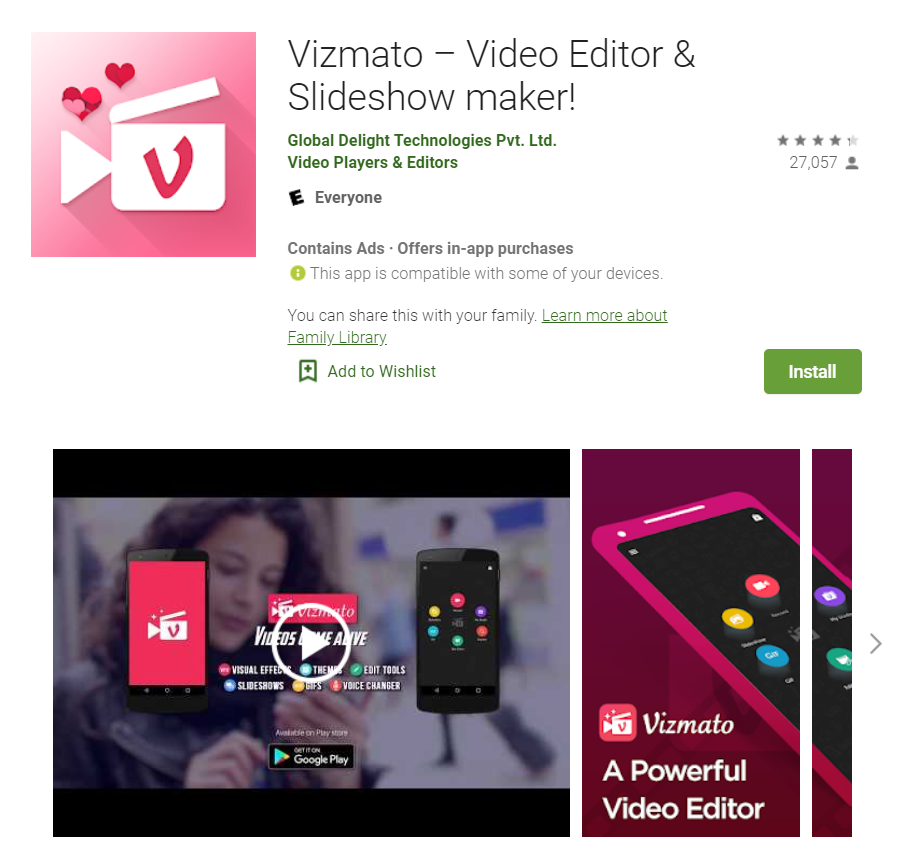 Vizmato is a powerful video editor that lets you clip, trim, and edit multiple videos