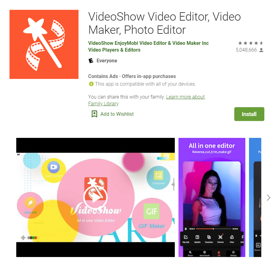 VideoShow is an all-in-one TikTok video editing app