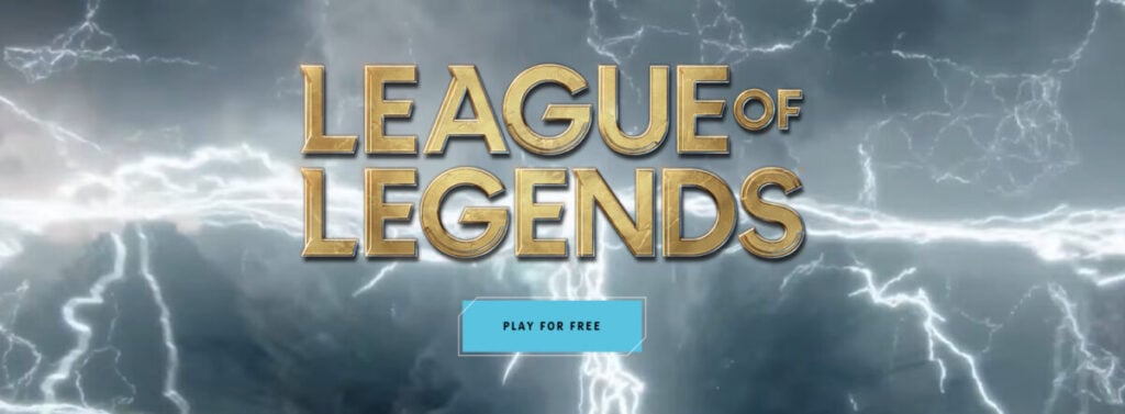 League of Legends real-time strategy action game