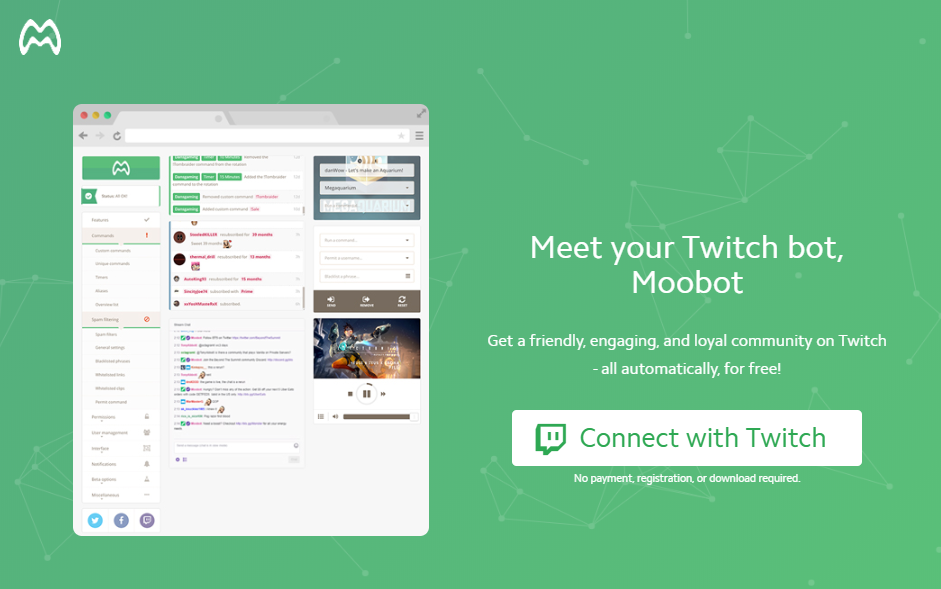 Moobot is a smart bot tool
