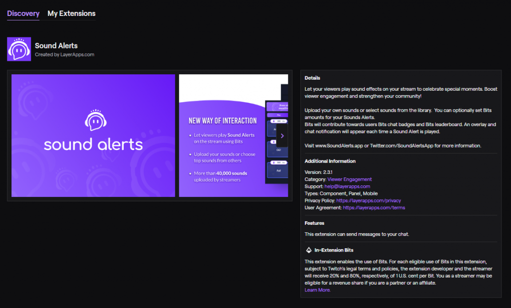 gameshow twitch alerts audio