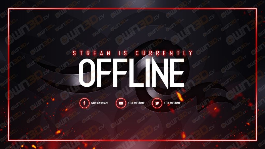 12 of The Best Twitch Offline Banner Templates