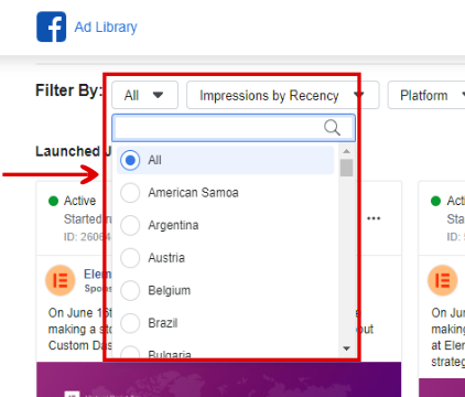 Facebook library