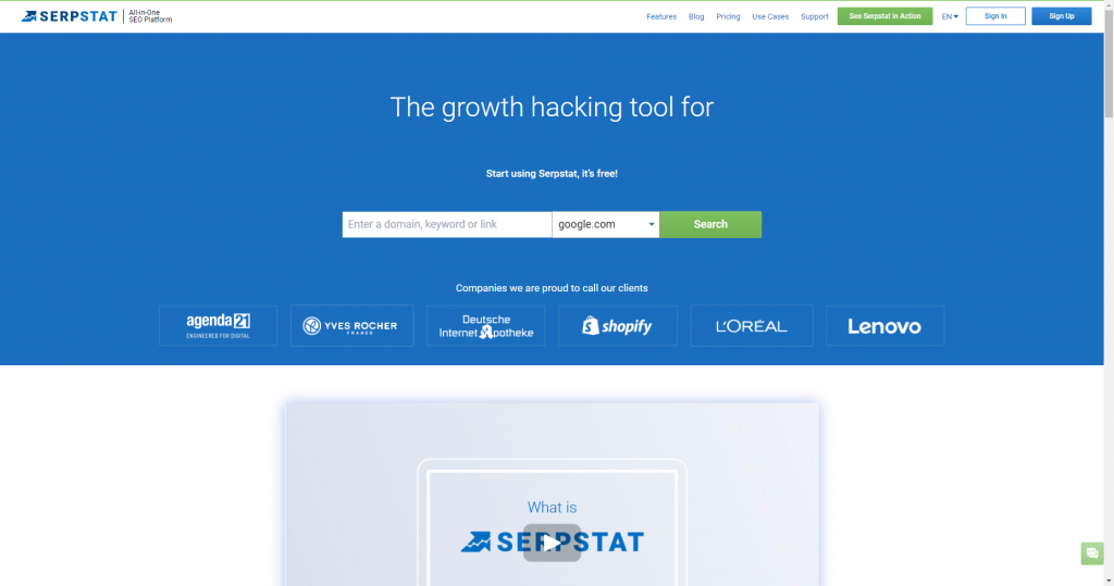 serpstat seo tools