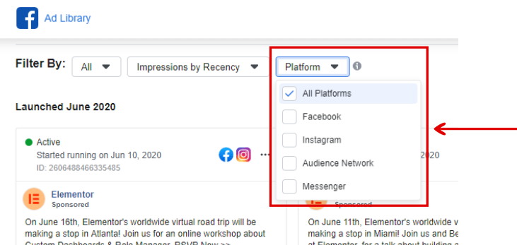 download video from facebook ad library