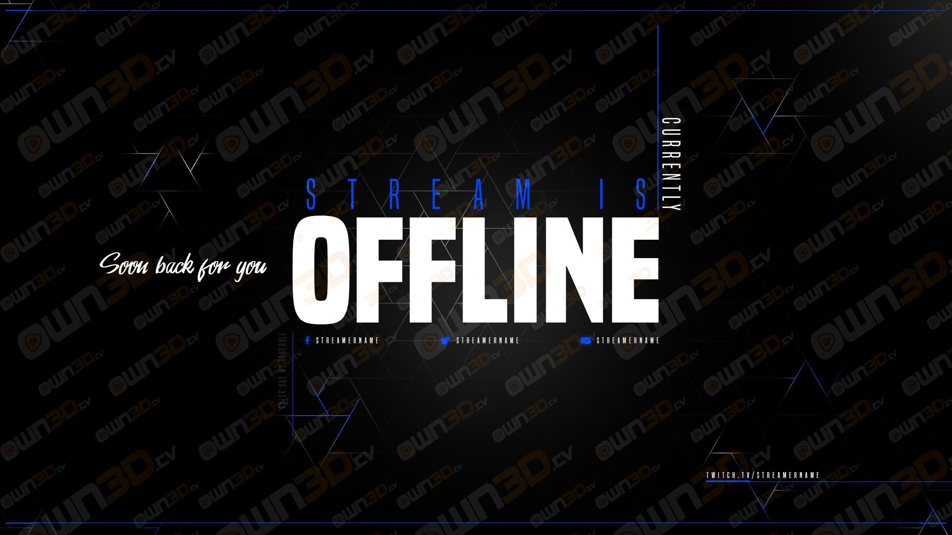 12 of The Best Twitch Offline Banner Templates - Seotomize