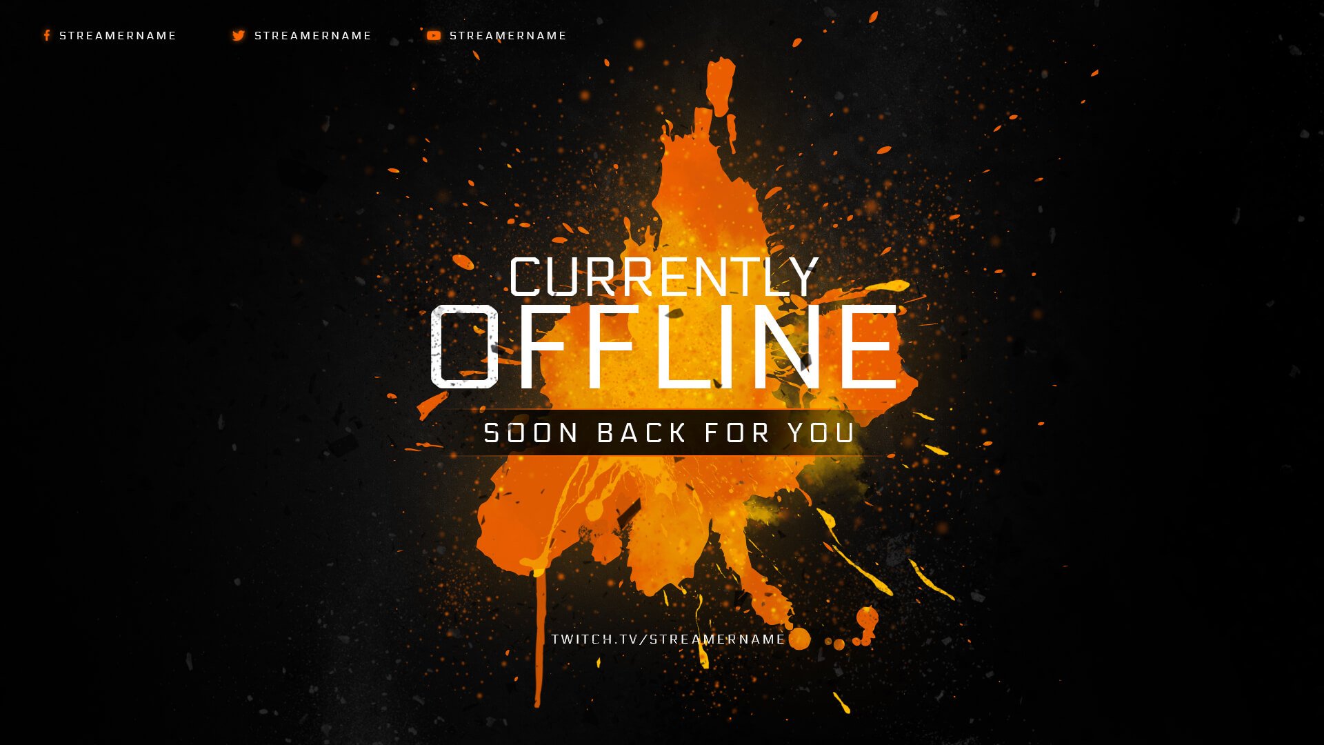 12 of The Best Twitch Offline Banner Templates