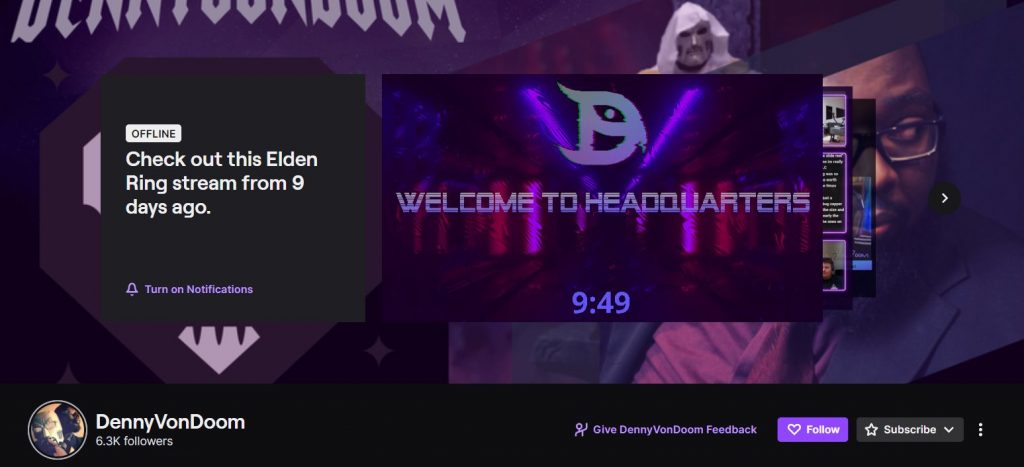 DennyVonDoom - Twitch